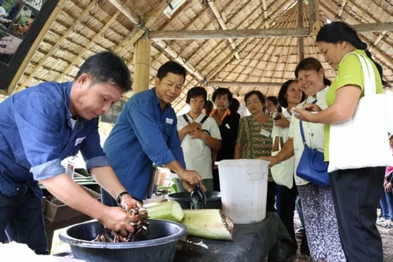 มูลนิธิสังคมสุขใจ ร่วมกับ กลุ่มมิตรผล ปั้นชุมชนสู่ผู้ประกอบการเกษตรอินทรีย์ เชื่อมอาหารปลอดภัยจากฟาร์มสู่โรงงาน