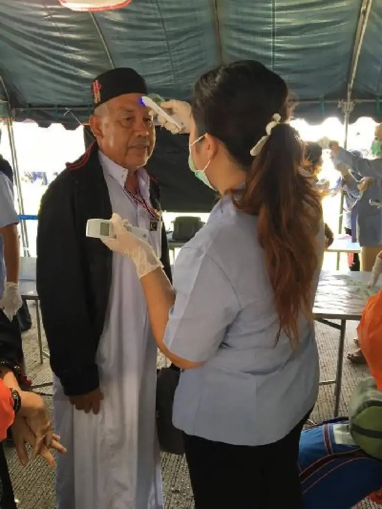 สคร. 12 สงขลา จับมือหน่วยงานในพื้นที่ ตั้งจุดคัดกรองโรคเมอร์ส ผู้เดินทางกลับจากพิธีฮัจย์