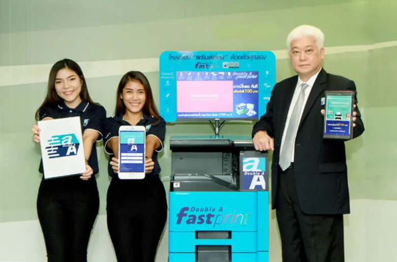 ดั๊บเบิ้ล เอ เจาะตลาดงานพรินต์เปิดตัวธุรก...