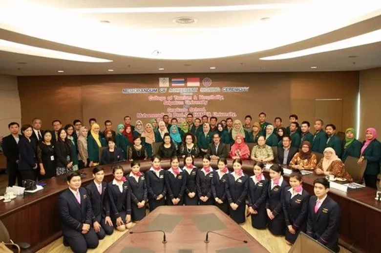 SPU: ว.ท่องเที่ยวฯ ม.ศรีปทุม จับมือ University Of Muhammadiyah ประเทศอินโดนีเซีย ร่วมพัฒนาการศึกษาด้านอุตสาหกรรมบริการ หวังเพิ่มบุคลากรคุณภาพ