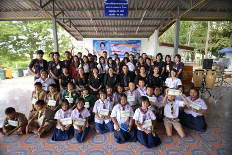 นศ.มทร.ธัญบุรี ผลิตสื่อการสอนจับต้องได้ เทคโนฯ สร้างสรรค์ ปันสื่อให้น้อง