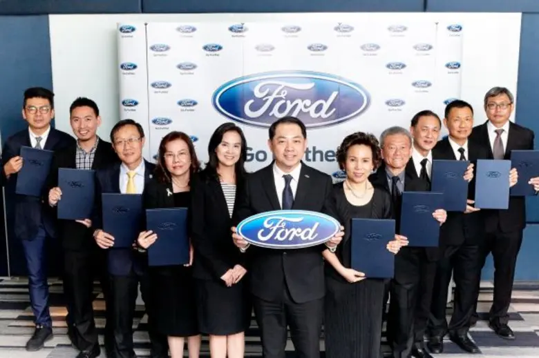 ฟอร์ด ประเทศไทย จับมือ 9 พันธมิตรผู้จำหน่...
