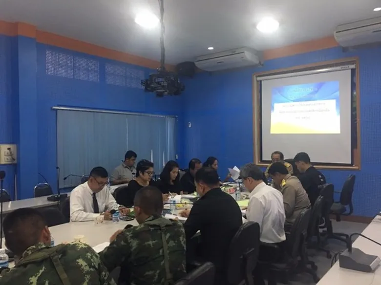 สำนักงานป้องกันและบรรเทาสาธารณภัยจังหวัดปทุมธานี เข้าร่วมประชุมคณะกรรมการให้ความช่วยเหลือผู้ประสบภัยพิบัติอำเภอลำลูกกา (ก.ช.ภ.อ.) ครั้งที่ ๑