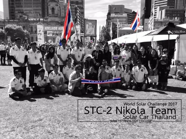 รถ STC-2 Team เจ๋งคว้าอันดับ 3 ในการแข่งขัน World Solar Challenge 2017