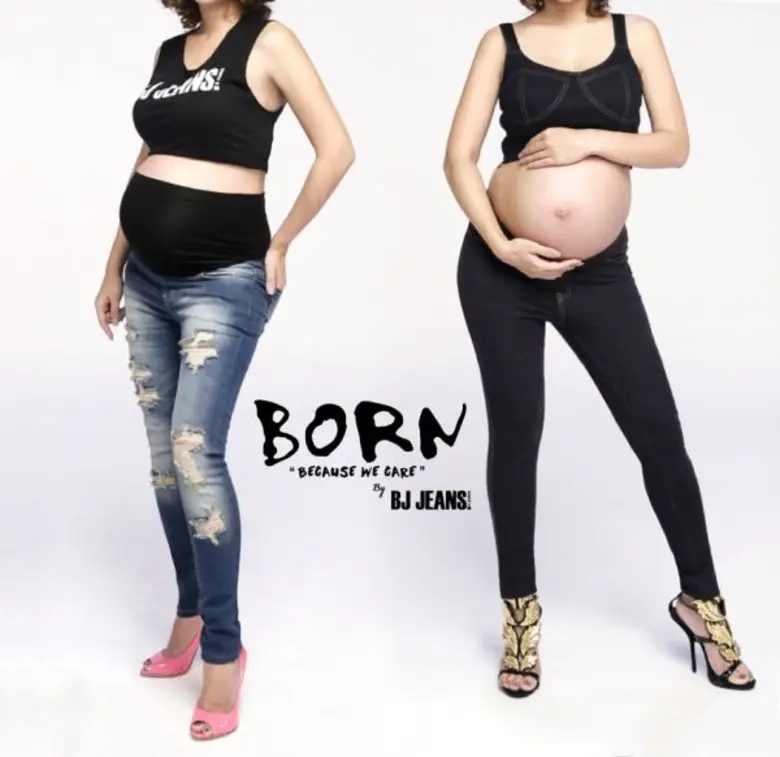 คนท้องใส่ยีนส์ยังไงให้ปัง!!
