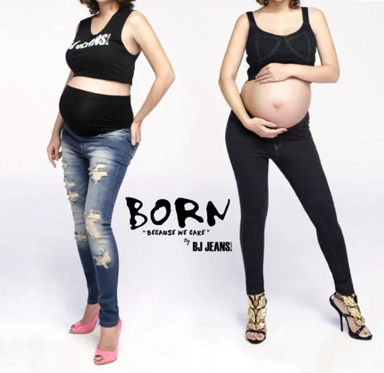 คนท้องใส่ยีนส์ยังไงให้ปัง!!
