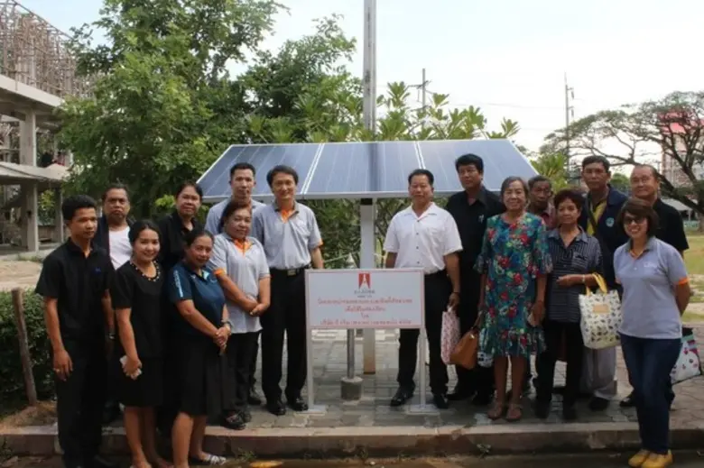 บี.กริม เพาเวอร์ 'BGRIM’ ส่งมอบโซล่าเซลส์นำร่องในห้องเรียนให้น้องๆ โรงเรียนบ้านชากยายจีน