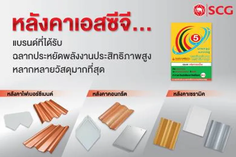 “เอสซีจี” คว้าฉลากประหยัดพลังงานประสิทธิภาพสูง ย้ำภาพผู้นำนวัตกรรมวัสดุก่อสร้าง หลังคาที่ได้ฉลากรับรองจำนวนมากที่สุด และเป็นรายแรกในกลุ่มฉนวนใยแก้ว