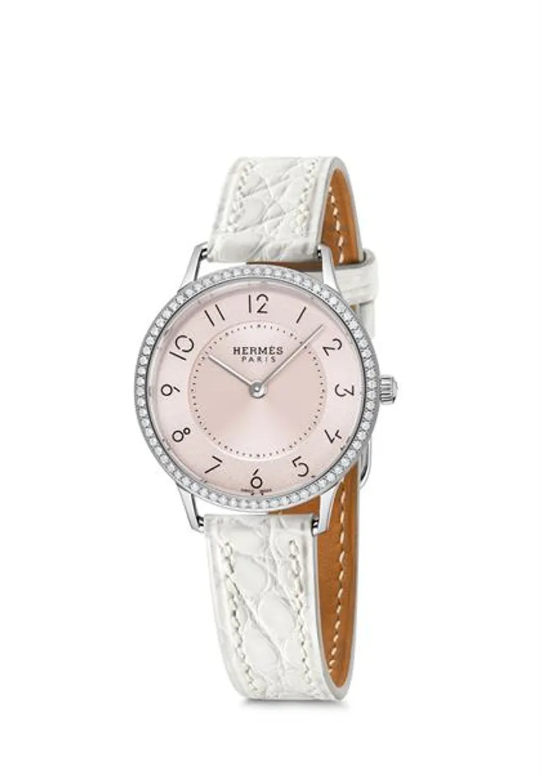 Hermes watch เรือนเวลารุ่น Slim d'Hermes Magnolia Noir