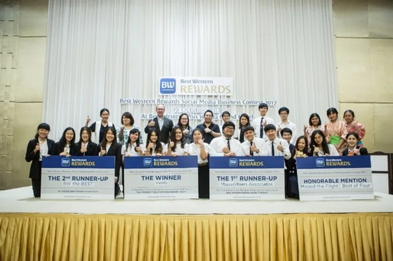 เบสท์เวสเทิร์นมอบรางวัลสุดยอดทีมเยาวชนไทย นักวางแผนธุรกิจยุคดิจิตอล