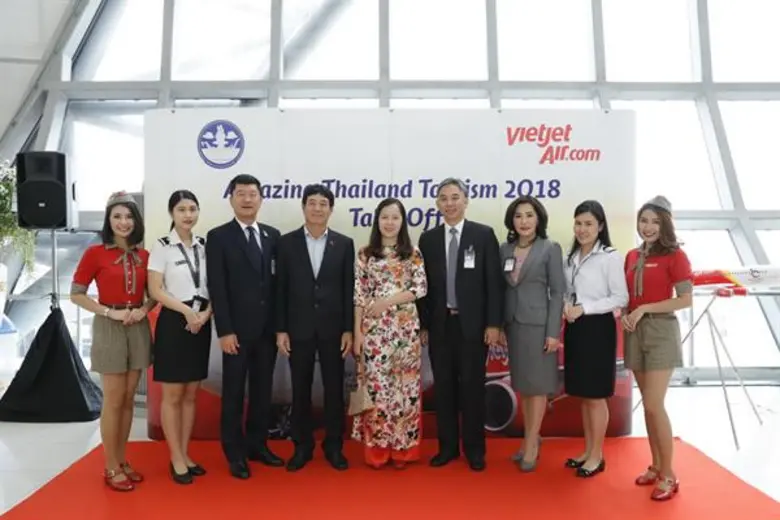 ไทยเวียตเจ็ทเปิดตัวเครื่องบินลายใหม่ ร่วมสนับสนุนการท่องเที่ยวไทยปีหน้า ด้วยโลโก้ The Amazing Thailand Tourism Year 2018