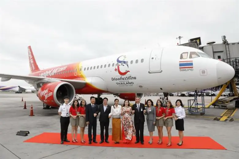 ไทยเวียตเจ็ทเปิดตัวเครื่องบินลายใหม่ ร่วมสนับสนุนการท่องเที่ยวไทยปีหน้า ด้วยโลโก้ The Amazing Thailand Tourism Year 2018
