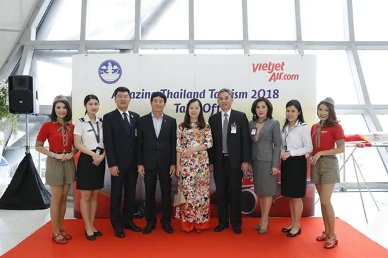 ไทยเวียตเจ็ทเปิดตัวเครื่องบินลายใหม่ ร่วมสนับสนุนการท่องเที่ยวไทยปีหน้า ด้วยโลโก้ The Amazing Thailand Tourism Year 2018