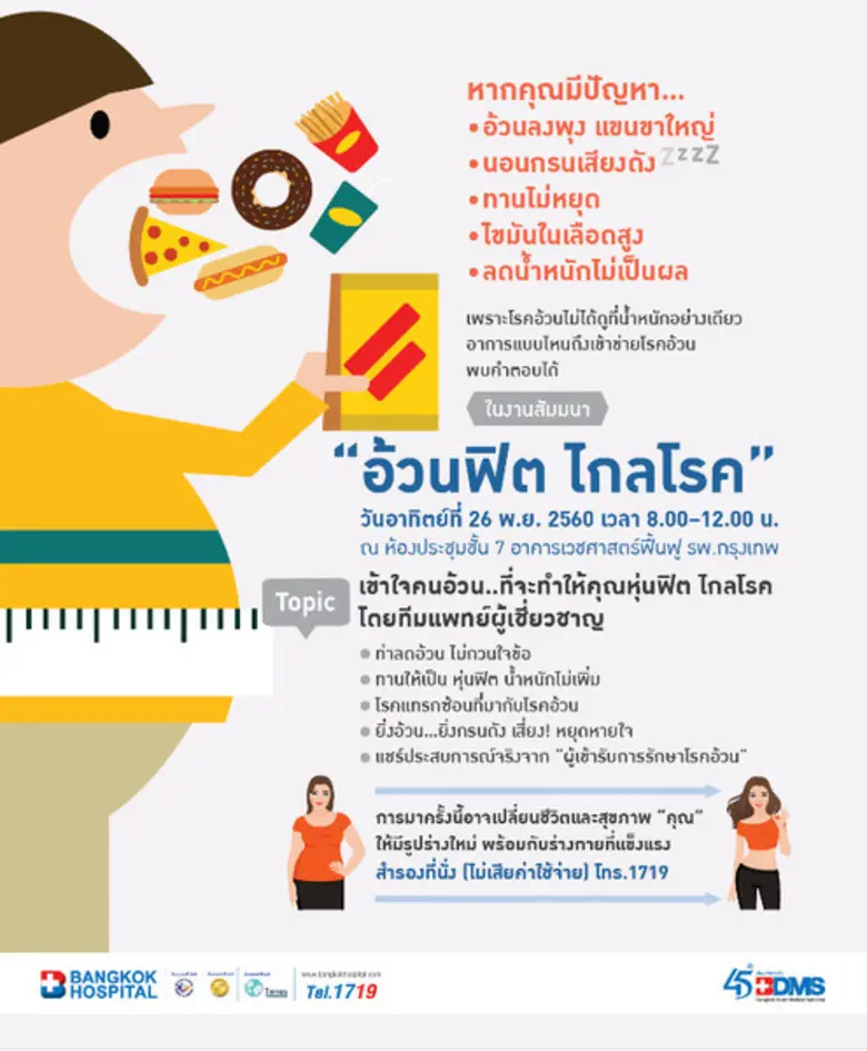 ศูนย์ศัลยกรรม โรงพยาบาลกรุงเทพ ขอเชิญผู้ที่สนใจเข้า...