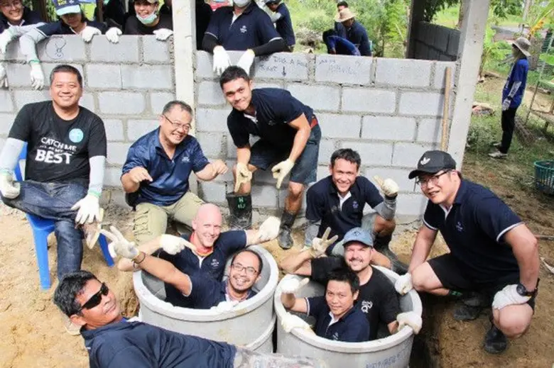 Hilton Pattaya with Habitat for Humanity Thailand Builds Home in Chonburi, During Global Week of Service