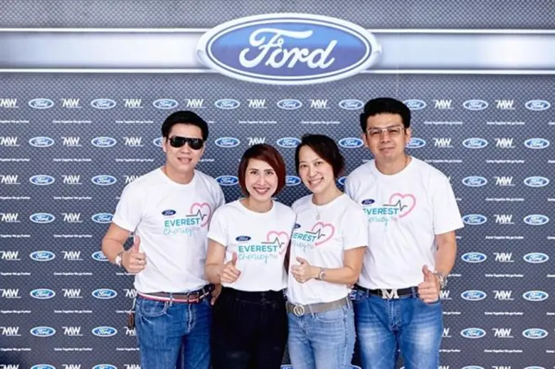 ฟอร์ด ประเทศไทย จับมือ Everest Club Thailand และผู้จำหน่าย จัดกิจกรรม “Ford Everest Charity Trip ครั้งที่ 1 ทำดีให้พ่อดู ต่อลมหายใจ สู่เพื่อนผู้ห่างไกล” พร้อมคาราวานรถฟอร์ด เอเวอเรสต์ที่ยิ่งใหญ่ที่สุด