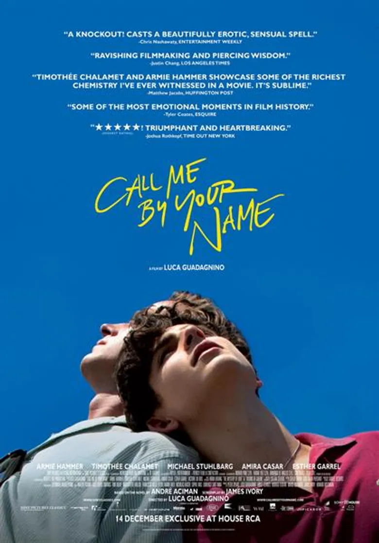 Movie Guide: Call Me By Your Name นำโด่งเวที “อินดี้ สปิริต อวอร์ดส์ เข้าชิง 6 สาขา รวมหนังเยี่ยม-ผู้กำกับ-นักแสดง และผู้กำกับภาพชาวไทย!