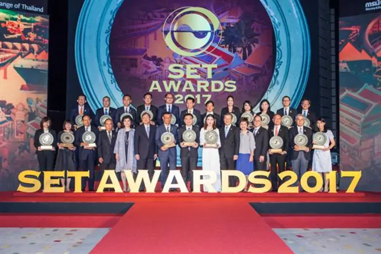 เอสซีจี รับรางวัลบริษัทจดทะเบียนด้านผลการดำเนินงานยอดเยี่ยม จากเวที SET Awards 2017