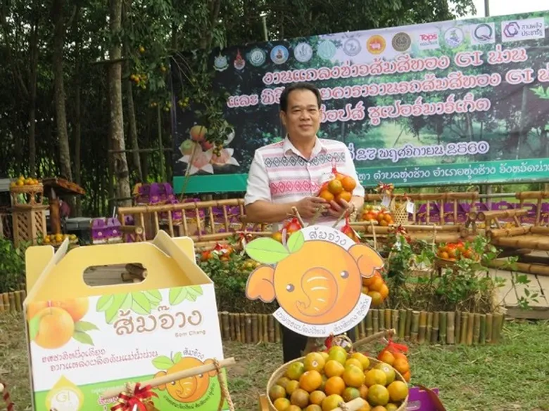 สำนักงานกองทุนฟื้นฟูและพัฒนาเกษตรกร (กฟก) ร่วมกับ หน่วยงานภาคีต่างๆ ทั้งภาครัฐและเอกชนจัดงานแถลงข่าวส้มสีทอง GI น่าน และ Kick off คาราวานส้มสีทอง GI น่าน สู่ห้างสรรพสินค้า TOP Supermarket หวังให้สมาชิก กฟก. ยกระดับสินค้าและ กระจายรายได้สู่ชุมชน