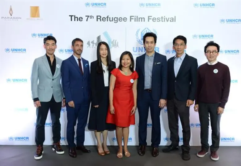 จากซ้าย: คิด เบญจรงคกุล ผู้สนับสนุน UNHCR...
