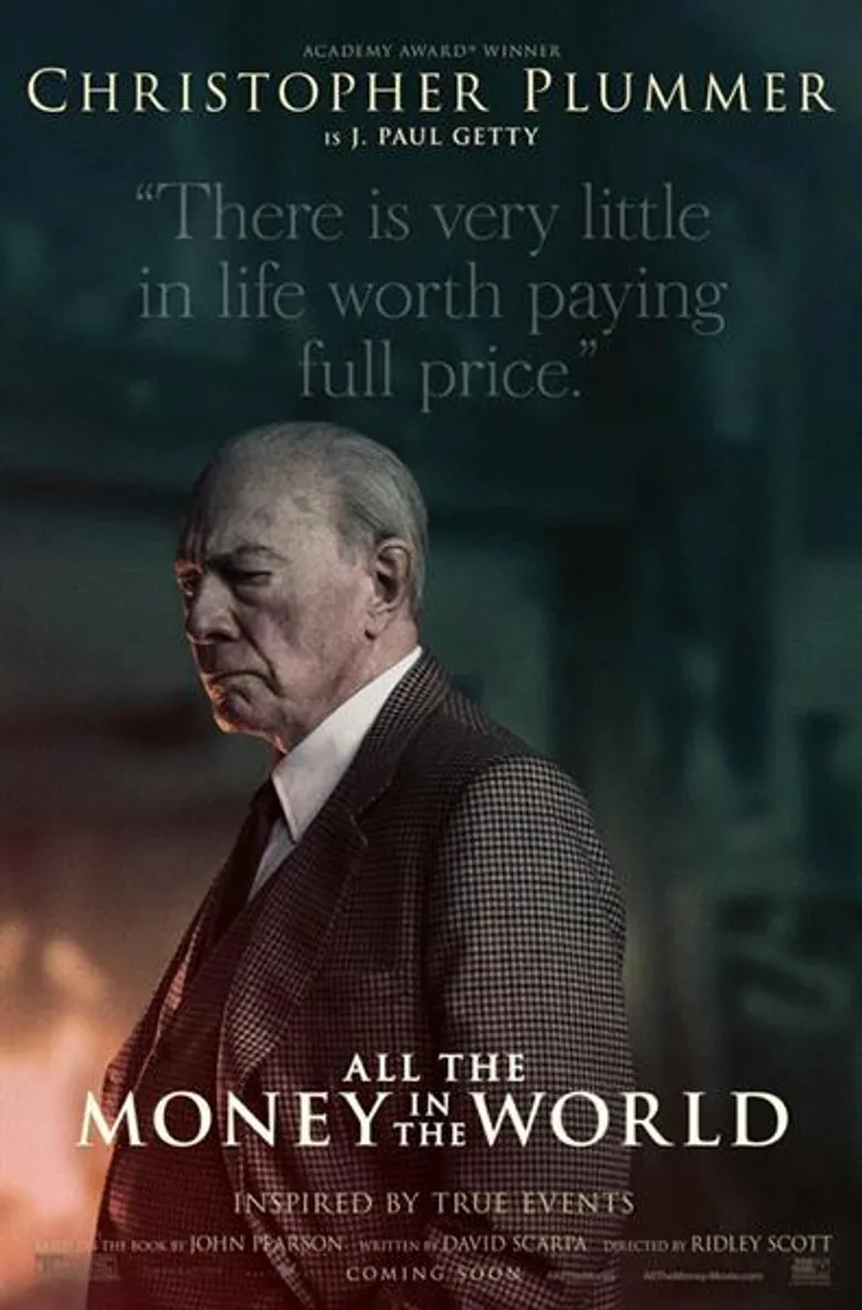 Movie Guide: ร้อนกระฉ่อนโลก! เมื่อเงินมีค่ามากกว่าชีวิต “All The Money In The World” เปิดตัวคาแรคเตอร์เด็ด ใบปิดคาแรกเตอร์- ตัวอย่างใหม่ ไถ่ชีวิตเดิมพันเงินทั้งโลก
