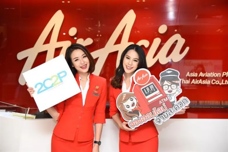 แอร์เอเชียเพิ่มความสะดวก จองออนไลน์ผ่านเว็บ จ่ายกับบริการ “123 โดย 2C2P” เลือกได้หลากหลายช่องทางยิ่งขึ้น
