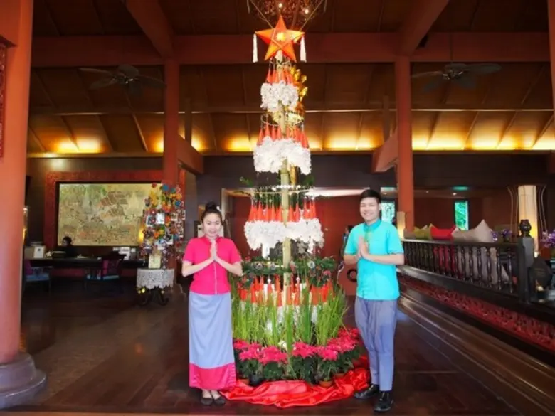 ต้นคริสต์มาสวิถีล้านนา ที่โรงแรมศิริปันนา วิลล่า รีสอร์ท แอนด์ สปา เชียงใหม่
