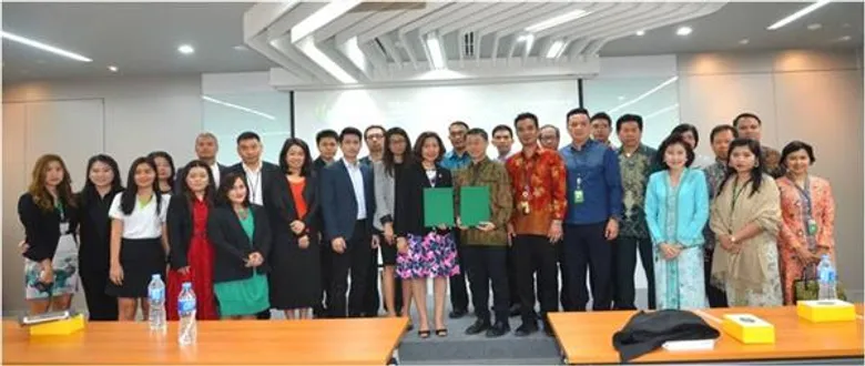 ไอแบงก์ร่วมพิธีลงนามสินเชื่อสวัสดิการพนักงาน บมจ. INET