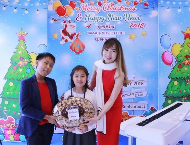 นักเรียนดนตรียามาฮ่าสุพรรณบุรี ยิ้มรับความสุขเทศกาลคริสต์มาส-ปีใหม่ ตอบโจทย์ดนตรียุค 4.0 เพื่อคนรุ่นใหม่