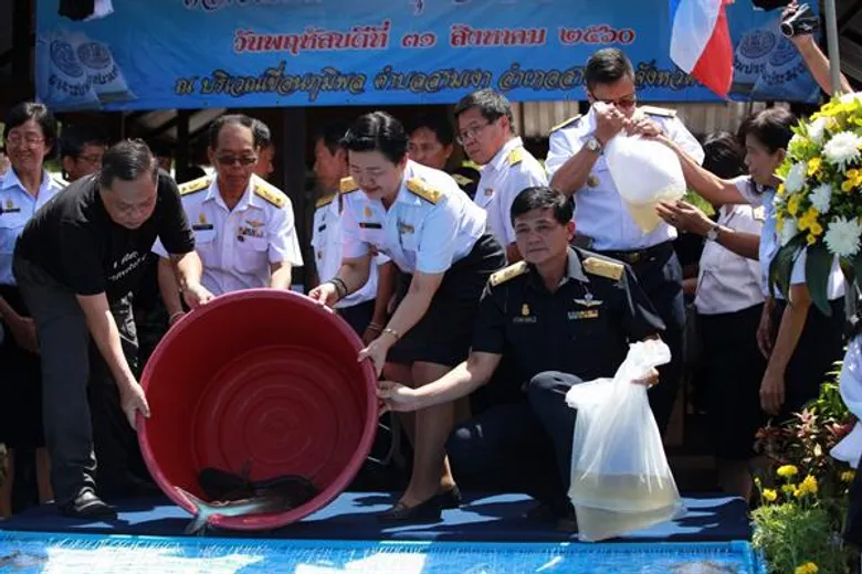 ปีใหม่นี้กรมประมงเผยวิธีปล่อยพันธุ์สัตว์น้ำที่ถูกต้อง งัดไม้เด็ดก่อนปล่อยอย่าลืมนึกถึง 2 ป . “ปล่อยพันธุ์ไทย ปล่อยไปให้อยู่รอด”