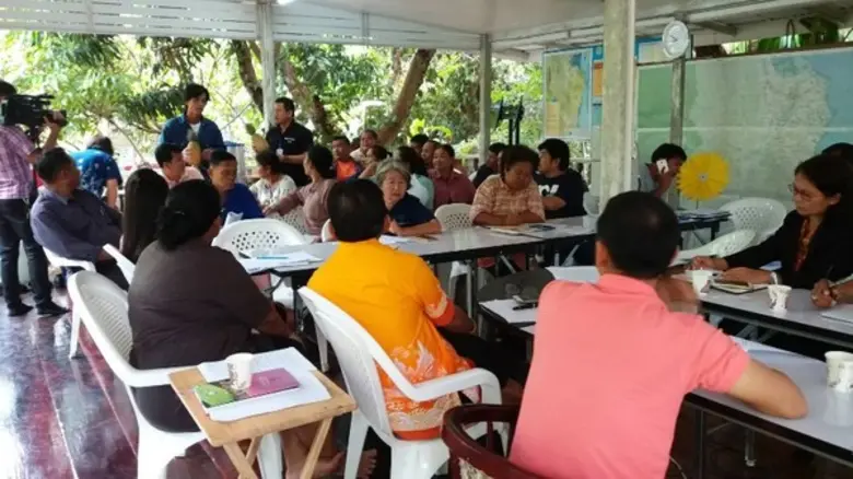 อำเภอชะอำ จังหวัดเพชรบุรี จัดประชุมศูนย์เรียนรู้การเพิ่มประสิทธิภาพการผลิตสินค้าเกษตร (ศพก.) อำเภอชะอำ เพื่อพ้ฒนาการเกษตรในพื้นที่