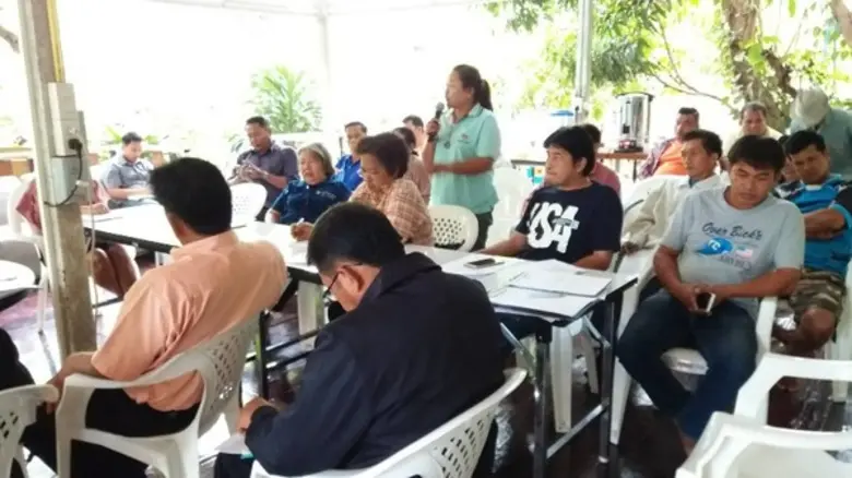 อำเภอชะอำ จังหวัดเพชรบุรี จัดประชุมศูนย์เรียนรู้การเพิ่มประสิทธิภาพการผลิตสินค้าเกษตร (ศพก.) อำเภอชะอำ เพื่อพ้ฒนาการเกษตรในพื้นที่