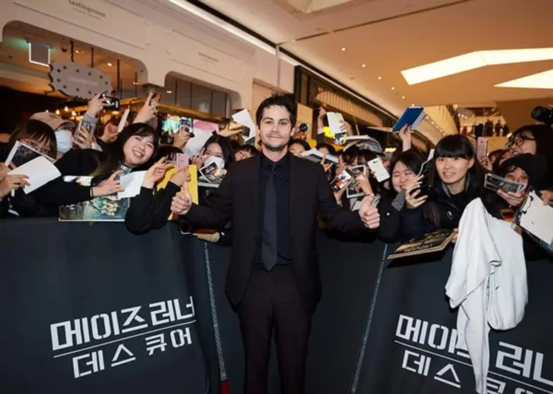 สามนักแสดงนำเดินพรมแดงร่วมปิดตำนาน Maze Runner: The Death Cure ที่กรุงโซล ประเทศเกาหลีใต้