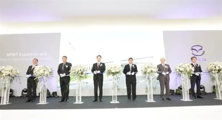 Mazda Opens Engine Machining Factory at Thai Powertrain Plant Increasing engine production capacity in Thailand to 100,000 units per year