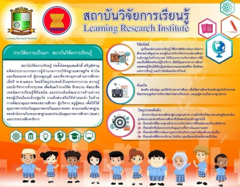 สถาบันวิจัยการเรียนรู้ ขอเชิญชวนสถานศึกษา...