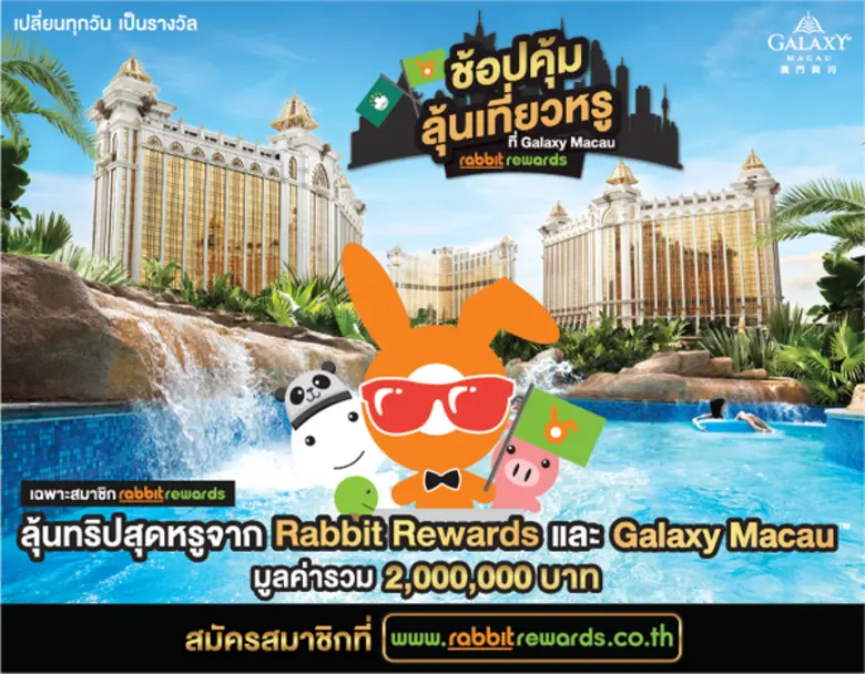 Rabbit Rewards จัดแคมเปญใหญ่ "ช้อปคุ้มลุ้...