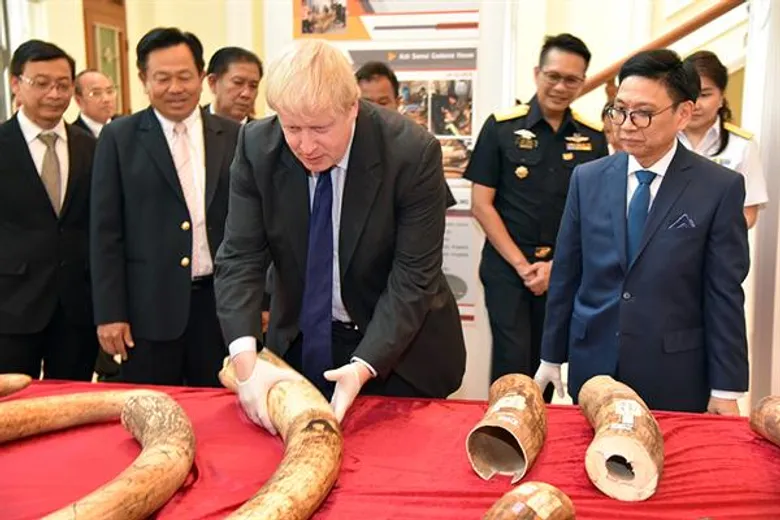 กรมศุลกากร ต้อนรับ Mr.Boris Johnson รัฐมนตรีว่าการกระทรวงต่างประเทศสหราชอาณาจักร และคณะ เนื่องในโอกาสหารือกรณีเกี่ยวกับการปราบปรามการลักลอบค้าสัตว์ป่า