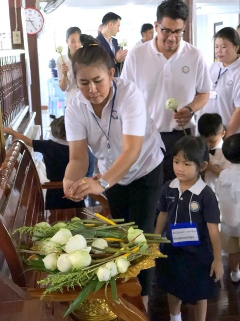 ไทยอินเตอร์เนชั่นแนลสกูลจัดกิจกรรมมาฆบูชา สอนเด็กเรียนรู้วิถีชาวพุทธพร้อมสืบสานพุทธศาสนา