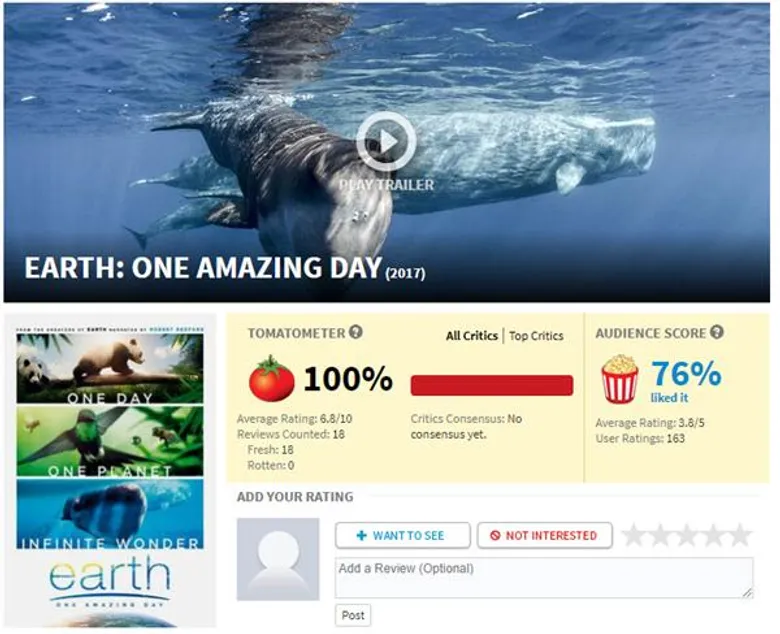 Movie Guide: เปิดคลิปเบื้องหลัง “วู้ดดี้ “ พากย์เสียง Earth : One Amazing Day เอิร์ธ 1 วัน มหัศจรรย์สัตว์โลก เผยภาพเบื้องหลังที่ไม่เคยเห็นที่ไหนมาก่อน การันตีด้วยคะแนน 100 เต็มจาก rottentomatoes
