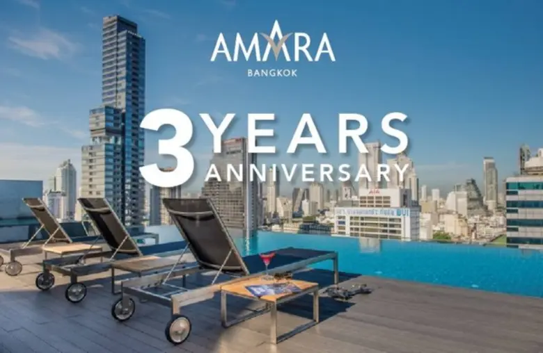 Amara Bangkok turned 3! Amara Bangkok off...