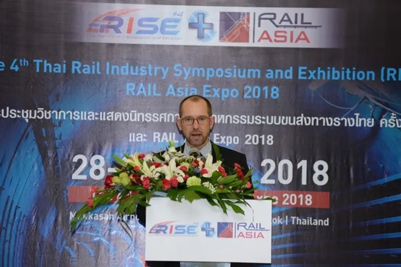 งานแสดงเทคโนโลยีระบบรางรถไฟฟ้า The 4th RISE & RAIL Asia Expo 2018