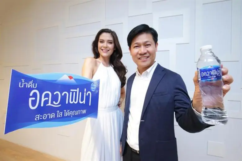 น้ำดื่ม "อควาฟิน่า" โดย บริษัท ซันโทรี่ เ...