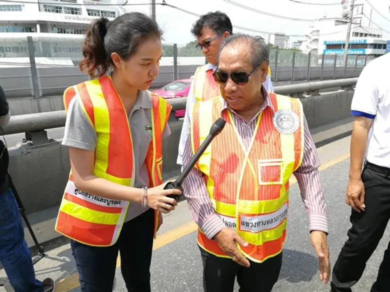 วสท.ลงพื้นที่ตรวจสอบ “รอยต่อเผื่อขยาย”บนสะพานข้ามแยกหลักสี่ ยันอยู่ในเกณฑ์ปลอดภัย