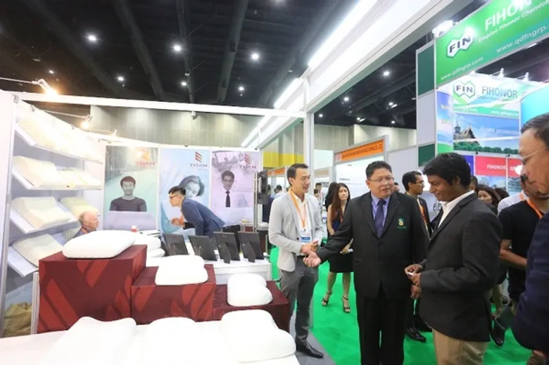 หมอนยางพาราผลิตโดยสถาบันเกษตรกรภายใต้แบรนด์กลาง กยท. พร้อมเผยโฉมรุ่นแรกให้ตลาดโลกชมแล้วอย่างสง่างาม