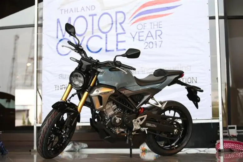 ฮอนด้า CB150R กระหึ่ม! ประเดิมคว้ารางวัล “รถจักรยานยนต์ยอดเยี่ยมประจำปี 2017” จากสมาคมผู้สื่อข่าวรถยนต์และรถจักรยานยนต์ไทย