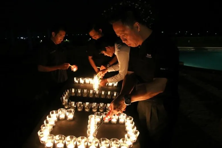 ดุสิตธานี พัทยา ร่วมกิจกรรม #ปิดเพื่อโลกเปลี่ยนเพื่ออนาคต Earth Hour 2018