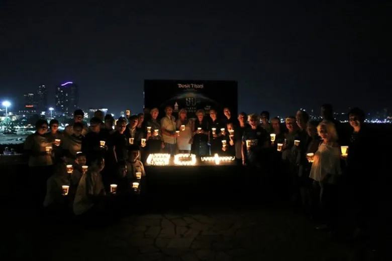 ดุสิตธานี พัทยา ร่วมกิจกรรม #ปิดเพื่อโลกเปลี่ยนเพื่ออนาคต Earth Hour 2018