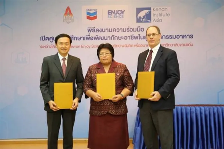 ม.ขอนแก่น ร่วมกับ วท.และ เชฟรอน จัดตั้ง TVET Food Hub หนุนการเรียนการสอนแบบสะเต็มศึกษาในสายสามัญ อาชีวะ และการศึกษาตามอัธยาศัยแบบครบวงจร เพื่อพัฒนากำลังคนของชาติ