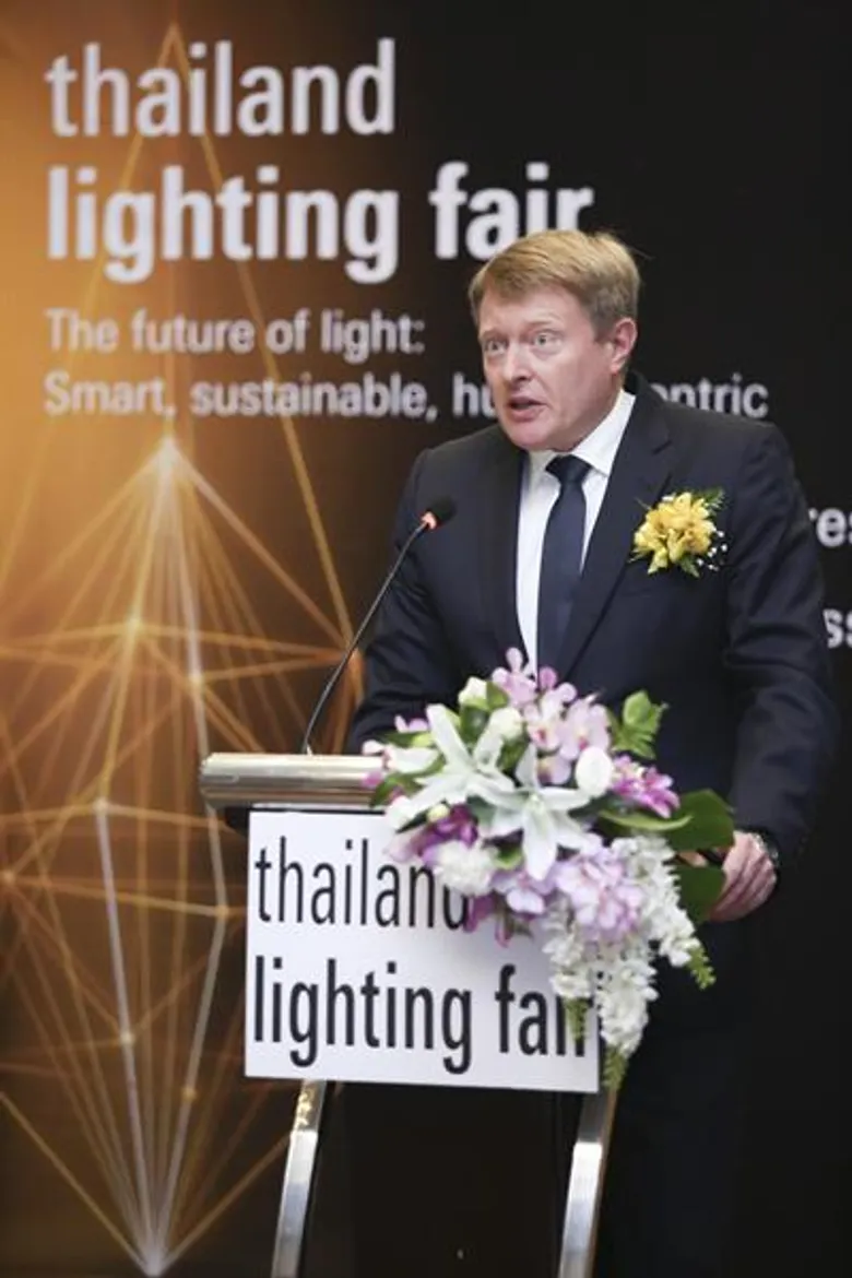 กฟภ. จับมือ เมสเซ่ แฟรงค์เฟิร์ต เตรียมเปิดเวทีแสดงสินค้า Thailand Lighting Fair 2018 ตามแนวงาน Light+Building งานแสดงสินค้าระดับโลก ชูนวัตกรรมไฟฟ้าแสงสว่างแห่งอนาคต ภายใต้แนวคิด The future of light: smart, sustainable, human centric