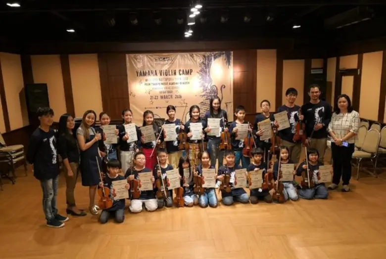 VIOLIN CAMP นักเรียนดนตรียามาฮ่า อุดรธานี โชว์ความสัมฤทธ์ผลหลักสูตรยามาฮ่าหนึ่งเดียวในเมืองไทย